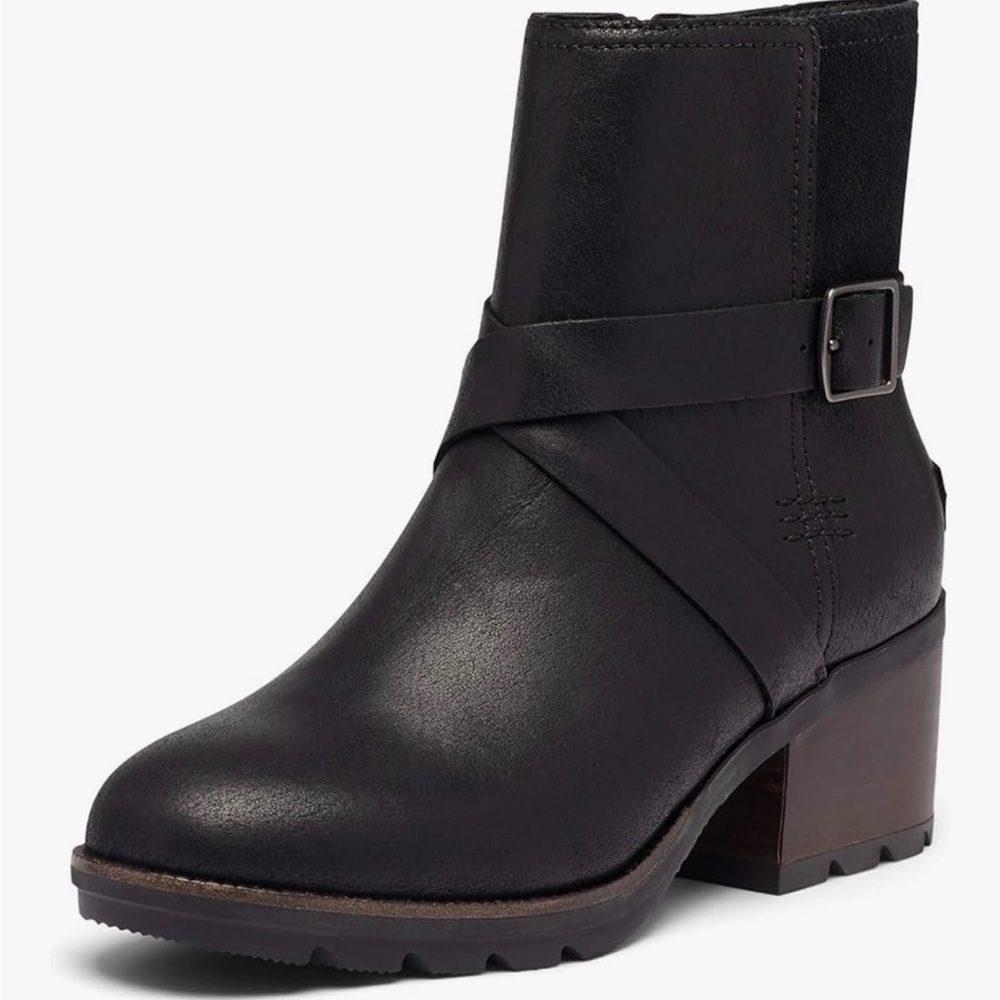 Sorel Cate Buckle Ankle Boots